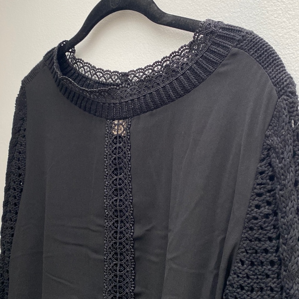 H&M sweater - rayon front - sweater back and sleeves